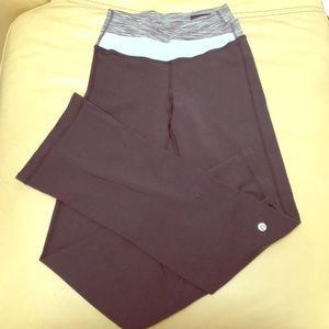 Lululemon grey bootcut full length leggings